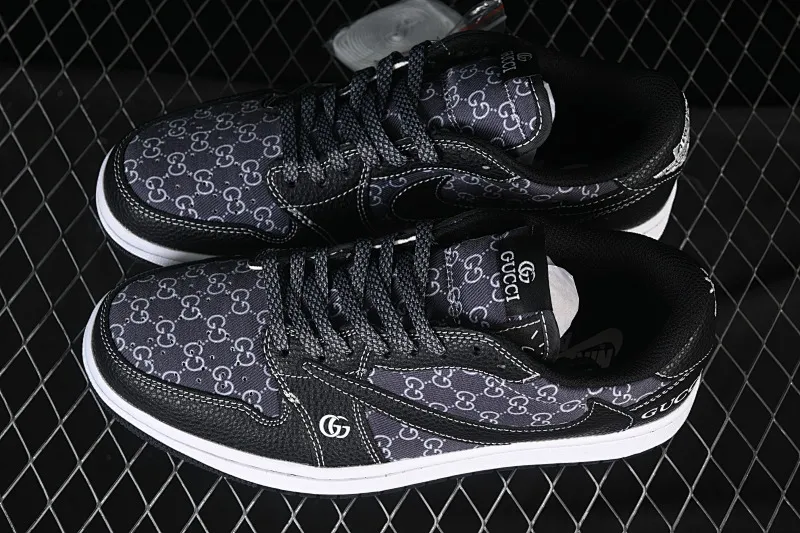 All categories Air Jordan Jordan series basketball shoes Air Jordan 1 Low High-end customized low-top sneakers Travis Scott x Fragment Design x Air Jordan 1 Low OG SP AJ1 Joe 1 Gucci joint black pebbles low-top cultural casual sneakers DZ5899-002
